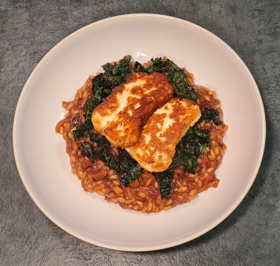 A freshly prepared dish from the Seasonal Table menu photography